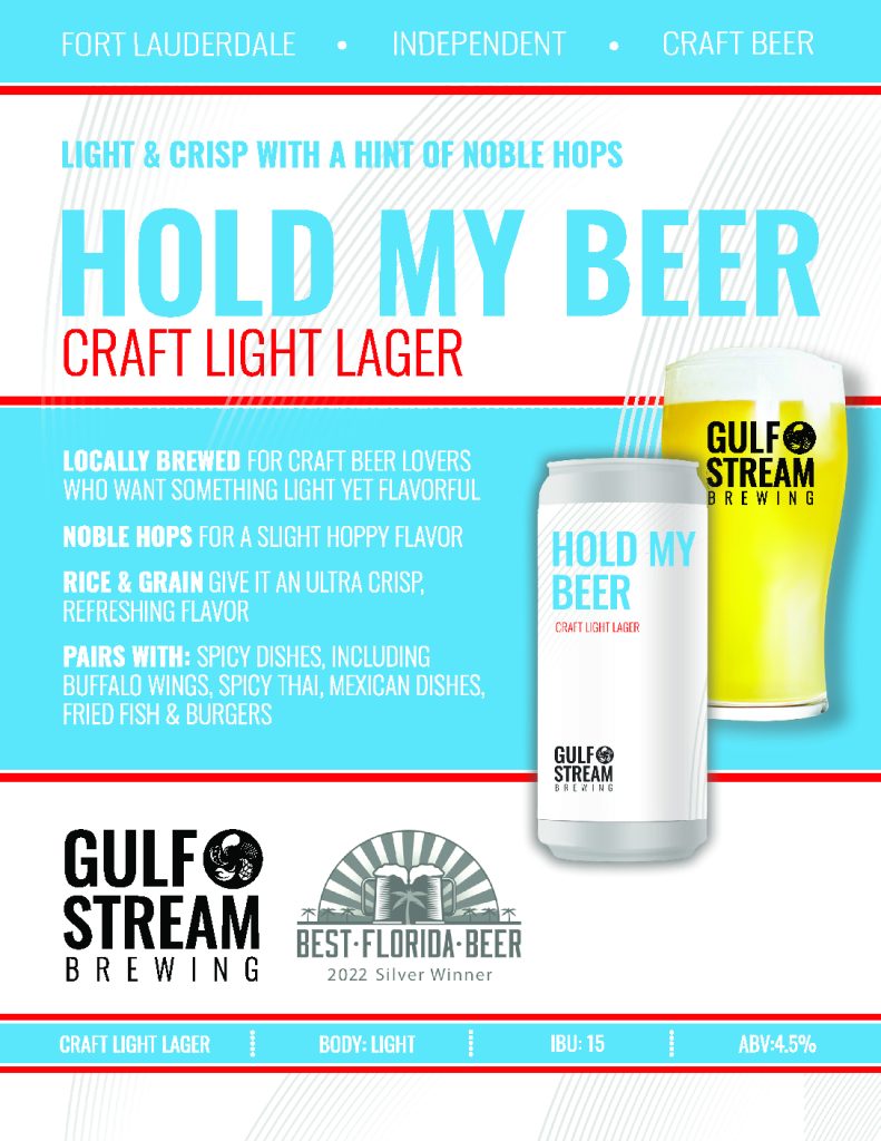 hold my beer craft light lager